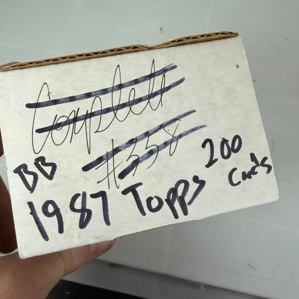 1987 Topps Baseball Card lot of 200 cards incomplete set